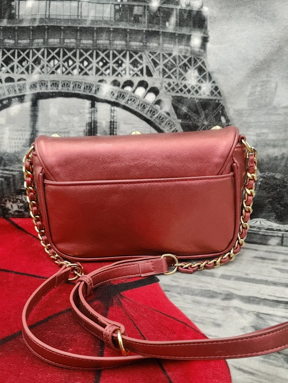 Karl Lagerfeld Paris Agyness Heart Studded Convertible Bag